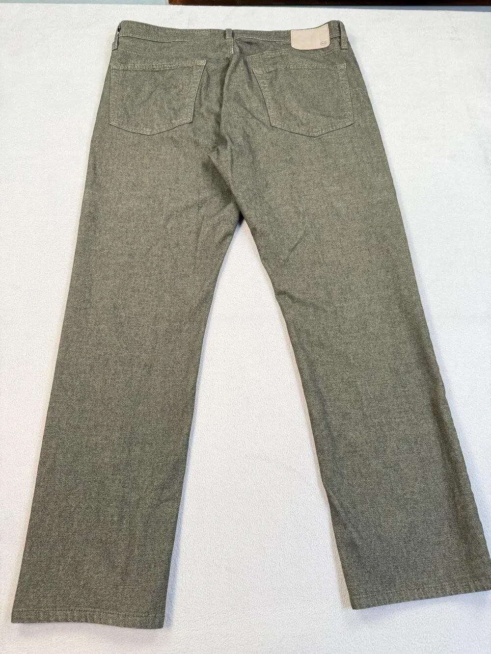 AG Adriano Goldschmied The Everett Jeans Mens 36x30* Green Slim Straight Stretch